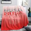 1Pc Hassania Agadir Print Flannel Blanket High Quality Warm Comfortable Cover for All Seasons Perfect for Gifts Home Decor