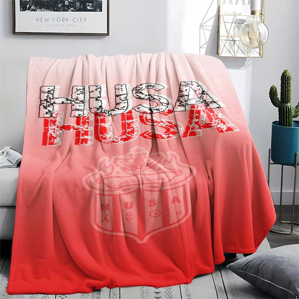 1Pc Hassania Agadir Print Flannel Blanket High Quality Warm Comfortable Cover for All Seasons Perfect for Gifts Home Decor
