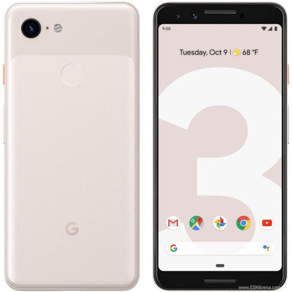 Zrenovovaný Google Pixel 3 Originální 4GB RAM 64/128GB ROM 12MP Odemčený Smartphone