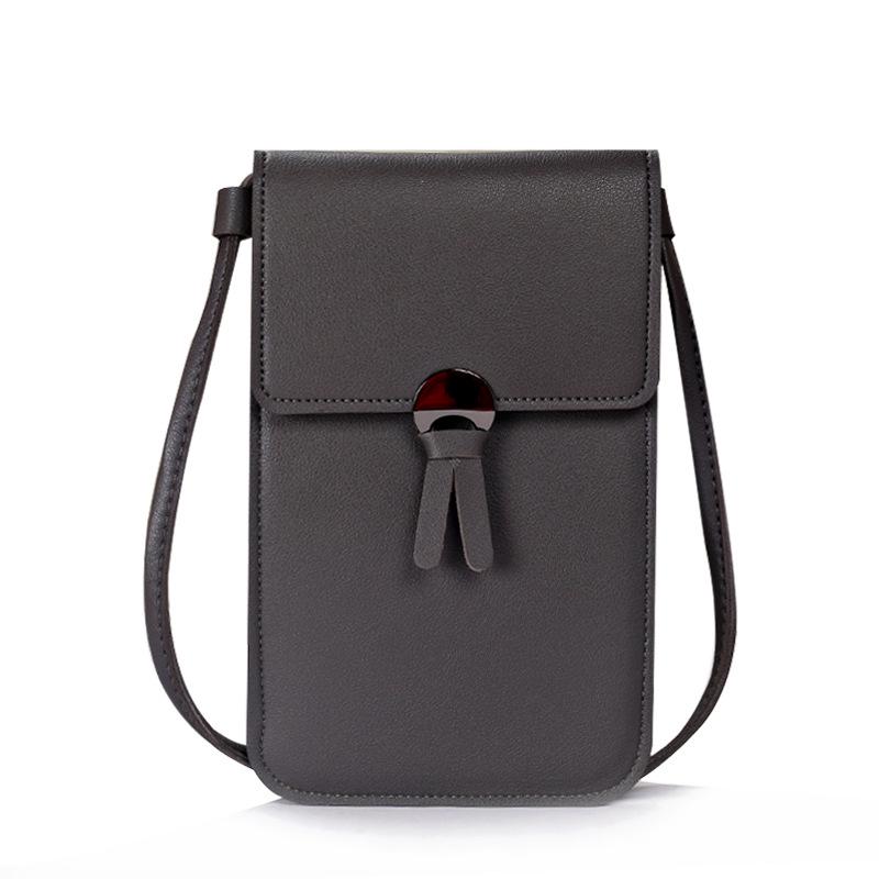 Mini Crossbody Bags for Women PU Leather Shoulder Purses and Handbags for Girls Ladies Phone Simple Solid Bag