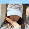 Modern Embroidered Blue Soft Baseball Cap For Women Flattering Suitable Design