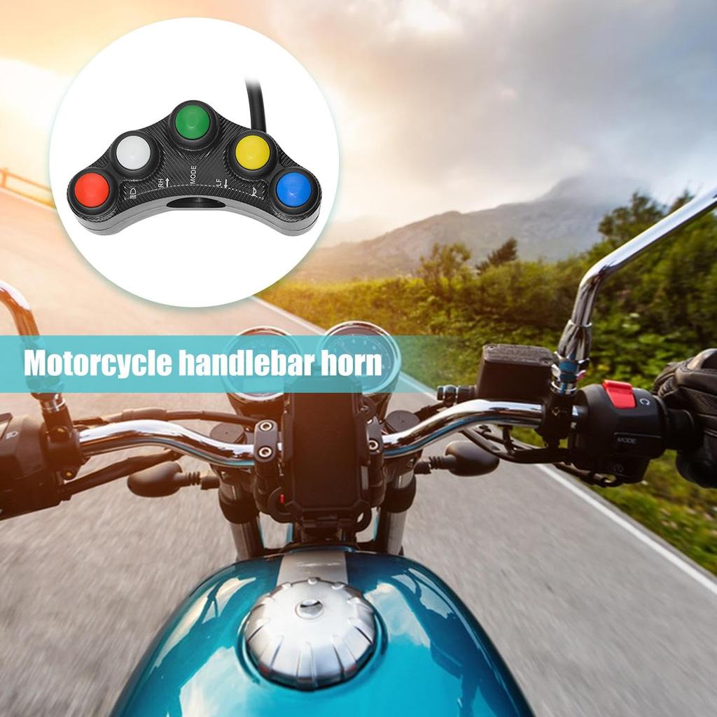 LENKERLICHTSCHALTER - Wasserdichte Konstruktion für Motorradlenkerbedienelemente | Multifunktionslenkerschalter,