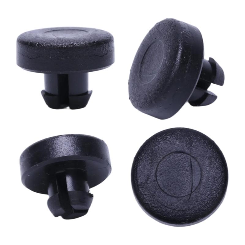Set di 4 Tappi Fermacoffre 12832495, Pezzi Tampone in Plastica Nera con Clip a Pressione, per Saab 9-3 Cabriolet 2004-in Aree di Contatto del Coperchio del Bagagliaio Posteriore