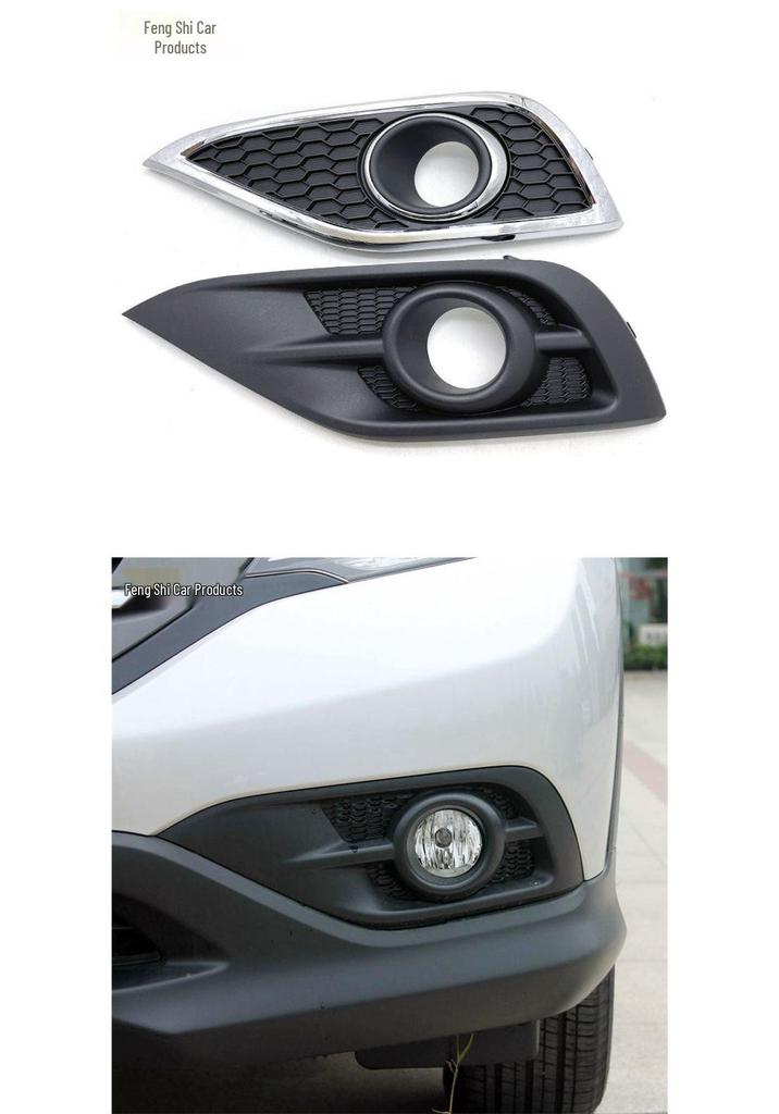Copertura Faro Antinebbia Anteriore per Honda CR-V 2012-2014 - Cornice Decorativa per Lampada Paraurti