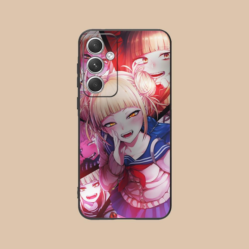 MHA Himiko Toga Mobile Phone Case for Samsung Galaxy S26 S25 S24 S23 S22 S21 S20 Note20 Plus FE Ultra Colorful Cover Pretty