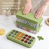 Food Grade Silicone 2in1 Ice Cube Straw Cups Press Type Ice Cube Tray Ice Tray Mold  Travel