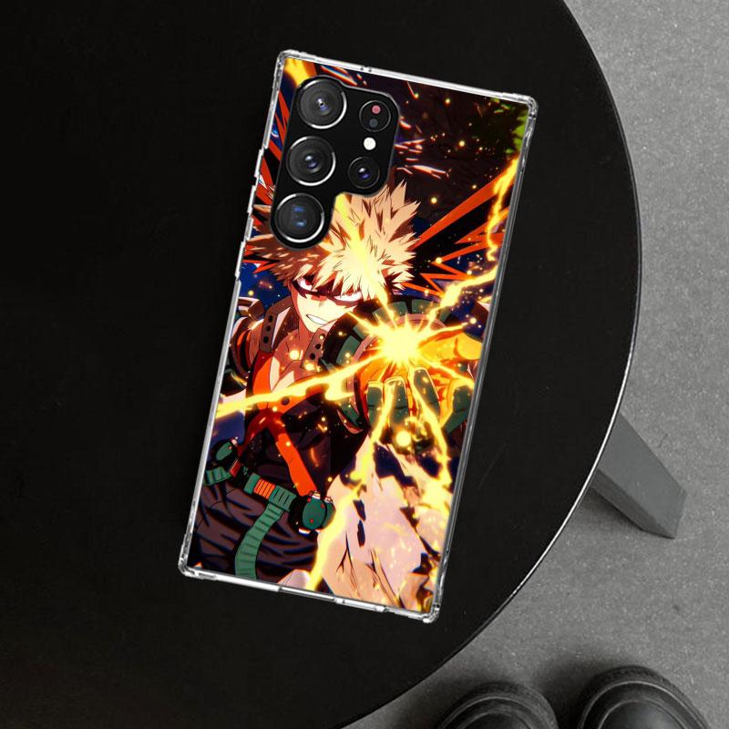 Dakugou Katsuki MHA My Hero Phone Case Cover for Samsung Galaxy S26 S25 Edge S24 S23 Ultra S22 Plus S21 FE S20 + Art Customized