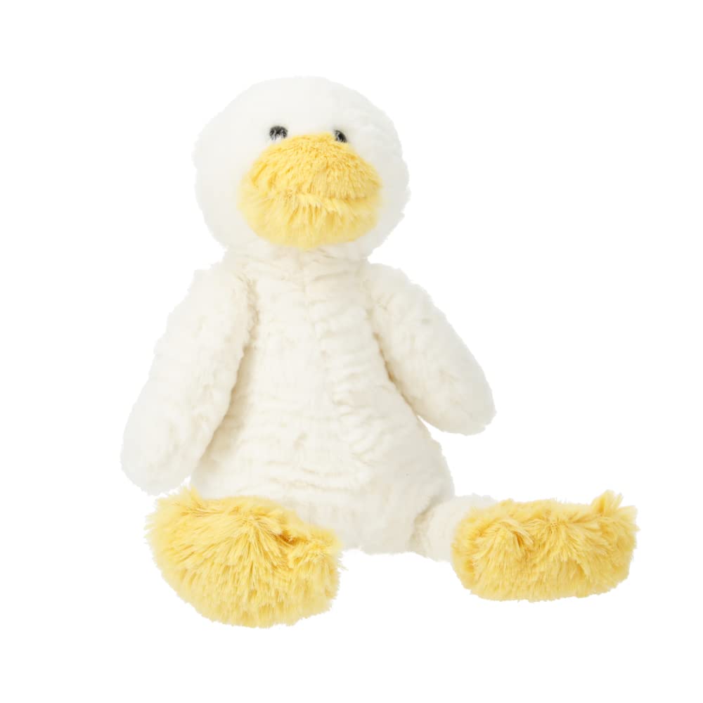 enne. Plush Animal, Total Length: Approx. 38cm, Fluffy, Toy, First Newborn Photo, Animal (Duck)
