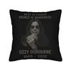 Ozzy Osbourne Pillowcases Merch Soft Cushion Cover  Throw Pillow Cover Bed Decorations Zipper Multiple Sizes