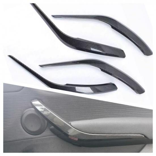 

4PCS Carbon Fiber Interior Door Handle Panel Trim For BMW X1 E84 2010 2011-2015
