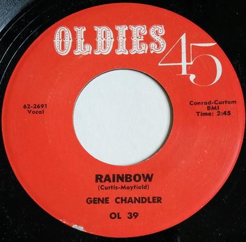 

7inch Record GENE CHANDLER / BUSTER BROWN - Rainbow / Fannie Mae 622691 Oldies 45 US Soul/Funk Used