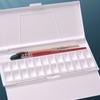 Foldable Watercolor Pigment Box 24 Grids Paint Pigment Tray Watercolor Mixing Tray  Travel