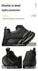 Men's Steel Toe Safety Shoes - Anti-Smash, Anti-Puncture, Velcro Closure, Soft Sole, Comfortable for Long Standing