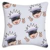 Hot Anime Jujutsu Kaisen Pillow Covers Cartoon Sofa Decorative Home Double-Sided Printing Short Plush Cute Cushion Cover