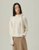 Beiseuseuledeu Horizontal Texture Wool Pullover_Ivory