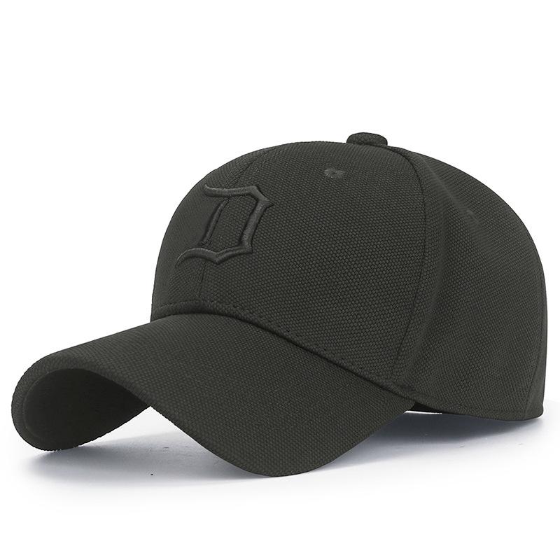 Spring Elastic Fully Sealed Size Cap Men's and Women's Fully Enclosed Breathable Casual Natural Reverse Wear Sports Baseball Cap