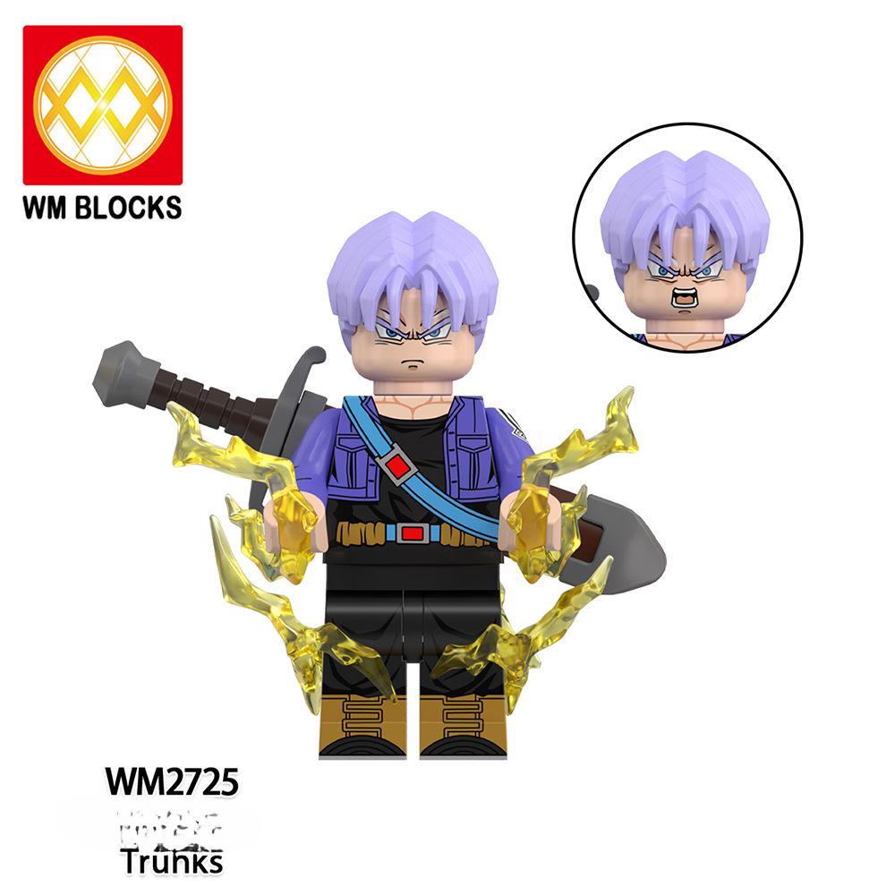 Anime Action Figures WM6184 Building Blocks DIY Adult Model Assembly Brick Gifts Toys for Kid