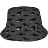 Cappello a Secchiello con Stampa di Squalo, Cappello da Sole con Motivo di Animali Marini per Uomo Donna, Estivo, da Spiaggia, Pesca, Outdoor, Cappellino con Protezione UPF