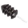 2Pcs Comfortable Grip Leather Edge Burnisher Polished Rod Tool  Scabbard Finishing