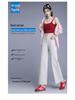 Women's High-Waist Loose Wide-Leg Jeans - Summer 2025, Casual Straight-Leg, Thin Fit for Petite Sizes