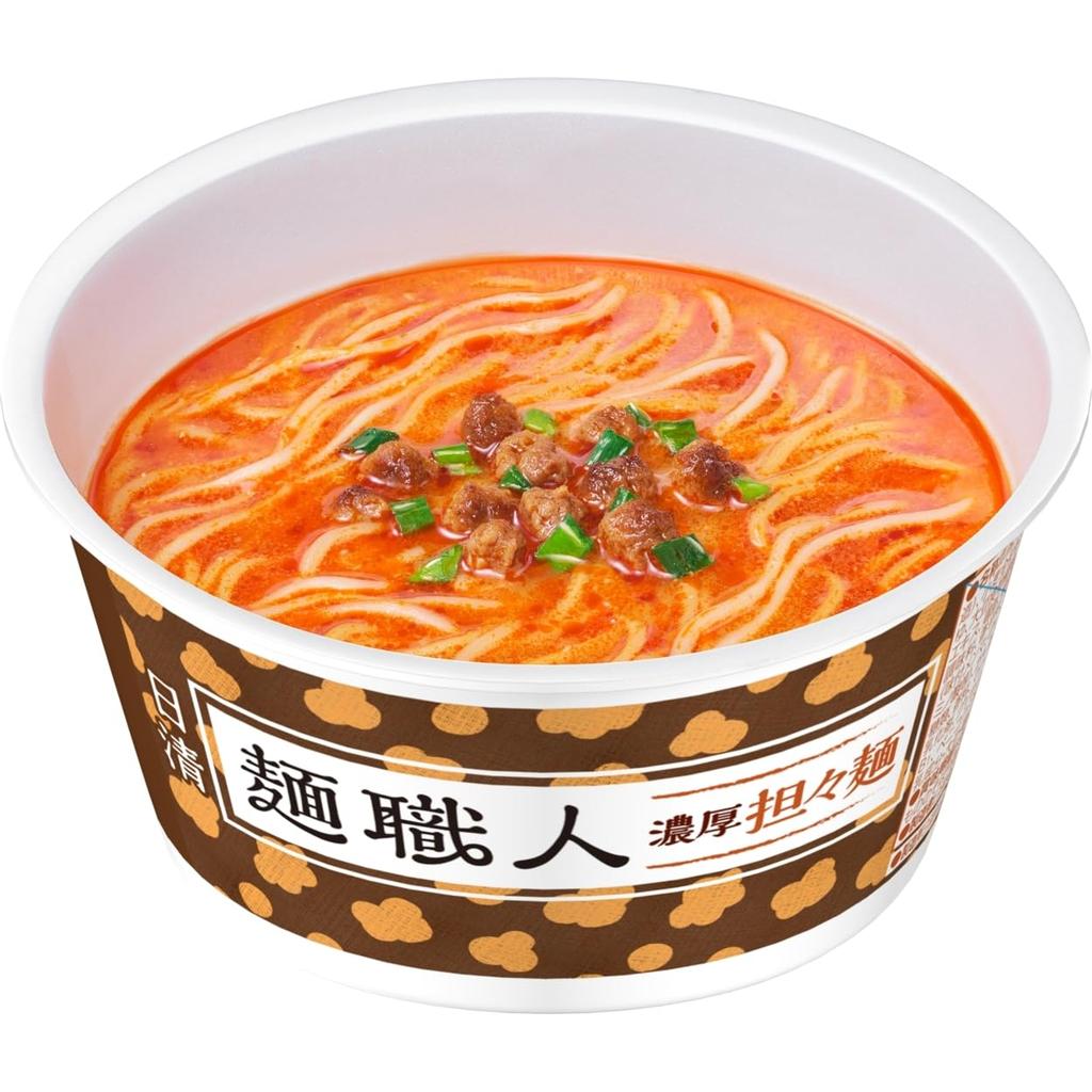 Nissin Noodle Master Dandan Noodles with Roasted Sesame for a More Fragrant Nissin Foods Cup 96g x 12 Packs [Made Aroma] Noodles,
