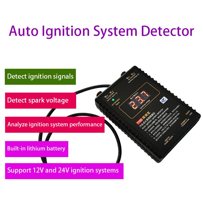 1Pc 200x130x25mm T100 Detection Treasure,Automotive Ignition System Analysis Detector,Automatic Ignition System Detector