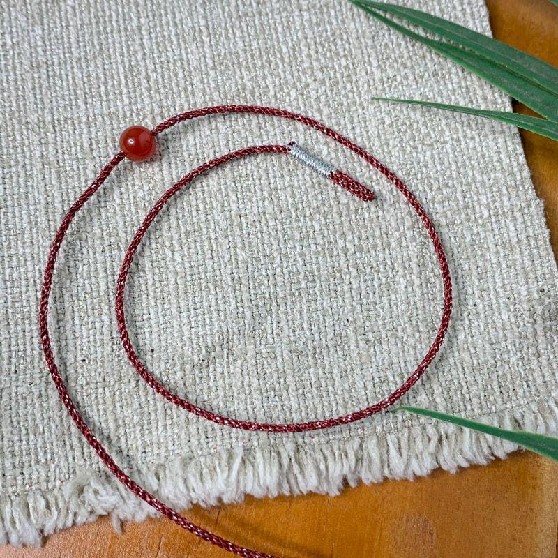 DIY Extremely Fine 1mm String Lucky Beads Anklet Carrying Strap