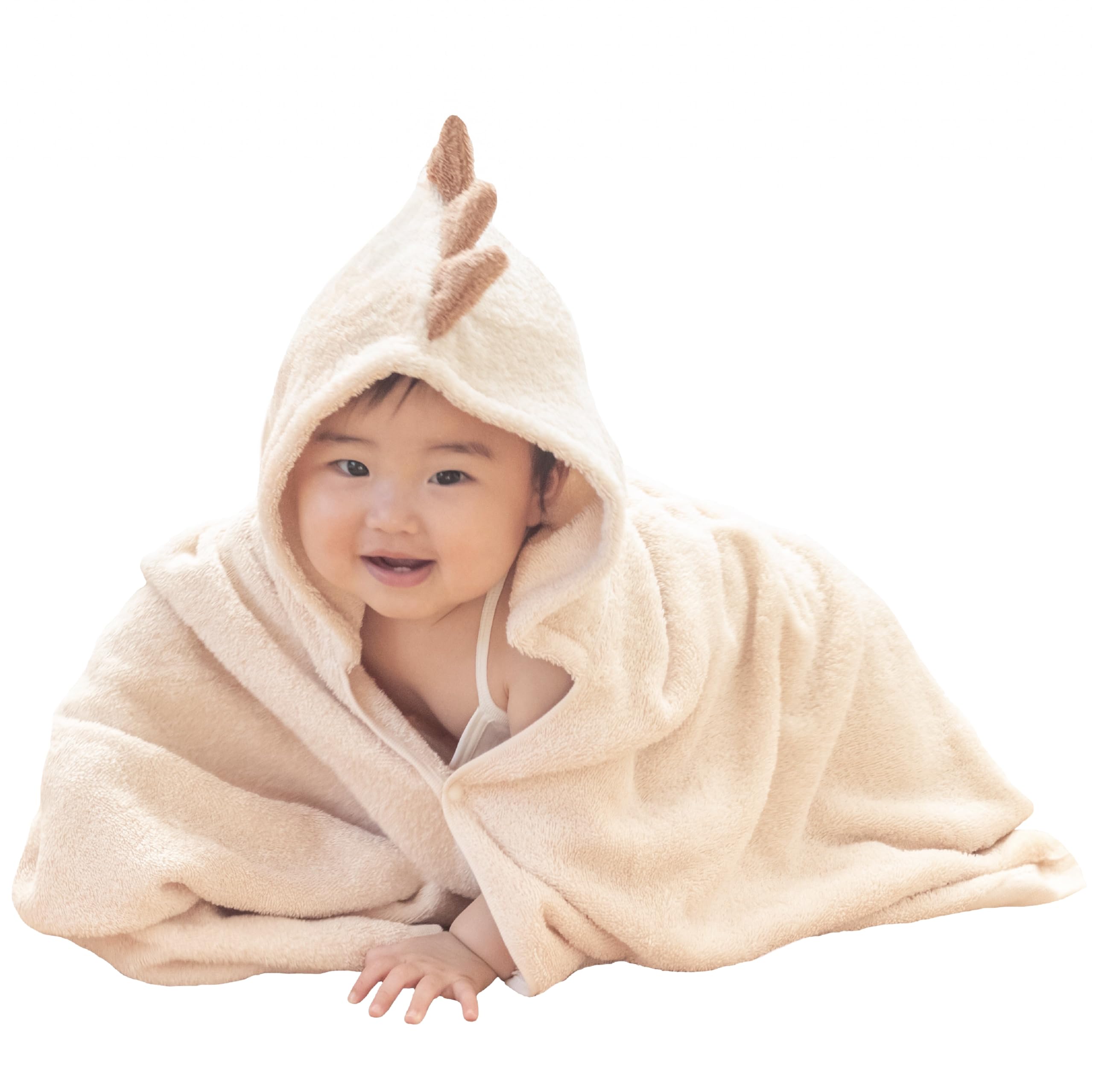 

Muco Towel Organic Baby Bathrobe, Baby Gift, Made in Japan, Senshu Towel, Dinosaur
