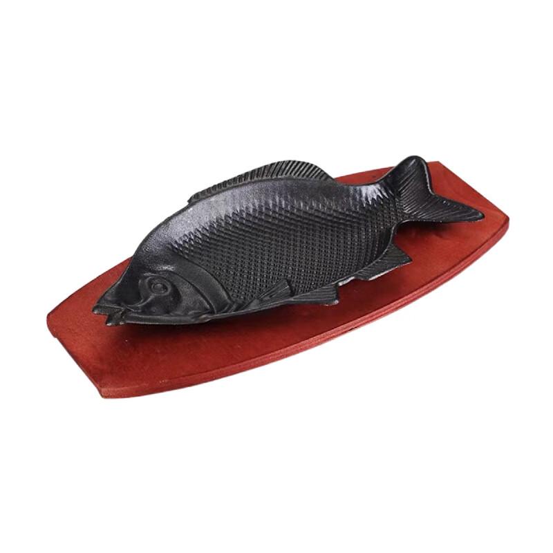 Zhi Shi Cast Iron Fish Griddle Pan