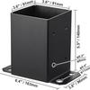 Heavy Duty Steel Fence and Deck Post Bracket Base