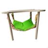 Cozy Retreat for Guinea Pigs: Wooden Stand Hammock Small Animals