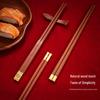 Red Sandalwood Chopstick Gift Set: Unlacquered, Unwaxed Solid Wood for One Person