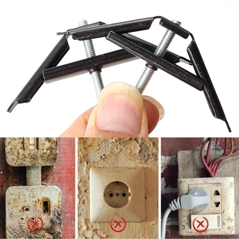 Type 86 Cassette Repairer Dark Box Switch Old Socket Boxes Replacement Fix Wall Repair Box Support Rod Restorer Home Repair Tool