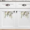 Decorative Wall Home Decor Bathroom Plant Toilet Sticker Wall Decals Flower Leaf Sticker Art Mural