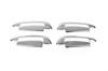Topped Handle Pads (8 Parts, Stainless Steel) OmsaLine - Italian Stainless Steel for Fiat Linea 2006-2018
