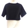 CELINE  2X761501F S Short Sleeve T-shirt Black Cotton Women