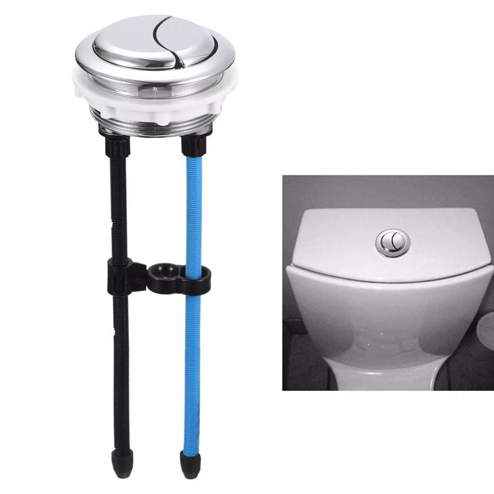 

Upgrade Your Bathroom with a Dual Push Flushing Toilet Button Replacement for Tanks with a 48mm Thread Diameter