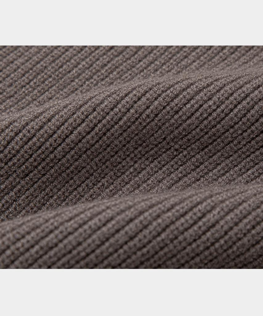 LETTERCOMO Essential Hazzi Round Knit Coco Brown