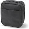 Wrinkle Nylon Square Pouch Dark Gray - 14 X 16 X 6cm, Wide Opening