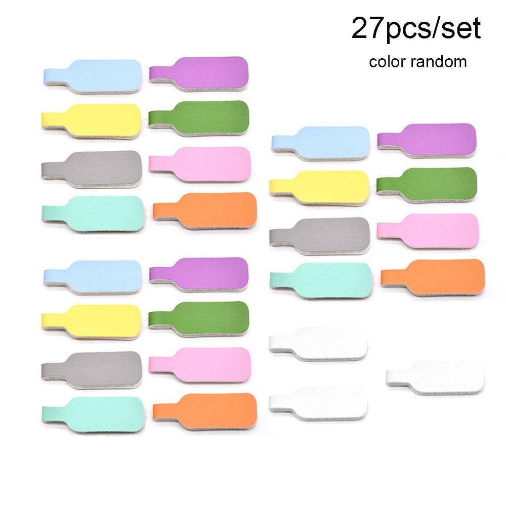 9/18/27/36pcs Portable Colored Cable Ties Reusable Releasable Cable Labels Writable Wire Management Tool