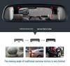 10" HD Dash Cam with Night Vision & Reversing Camera - New Streaming Media Rearview Mirror Recorder.