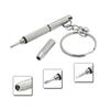 2Pcs 3 In 1 Mini Screwdriver Keychain Glasses Phone Watch Screw Repair Tool