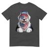 Old English Sheepdog 4th Of July Us American Flag Patriotic Tshirt