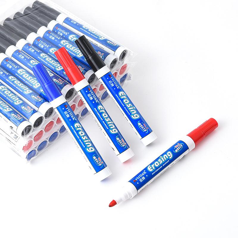10er Set Whiteboard-Marker, 2,0 mm Spitze, Schwarz Blau Rot Grün Hohes Tintenvolumen, Büro-Lehrstift, Klare Handschrift & Leicht Abwischbar