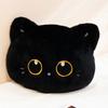 Soft Plush Cat Pillow Sleeping Hugging Decorative Stuffed Animal Toy Black Siamese Calico Kitten Cushion Bed Sofa
