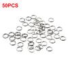 Practical Stainless Steel Fishing Connector Split Ring for Hard Bait Lure