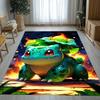 Kawaii Pokemon Pikachu Cartoon Living Room Non-Slip Area Rug Soft Carpet for Bedroom Kids Playroom Sofa,Home Decor Doormat Gift