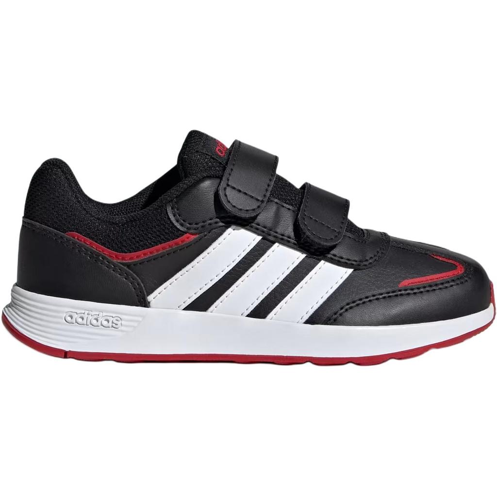 Adidas Tensaurs Switch Easy Comfortable Low Top Casual Shoes Kids Sneakers Black JH8653