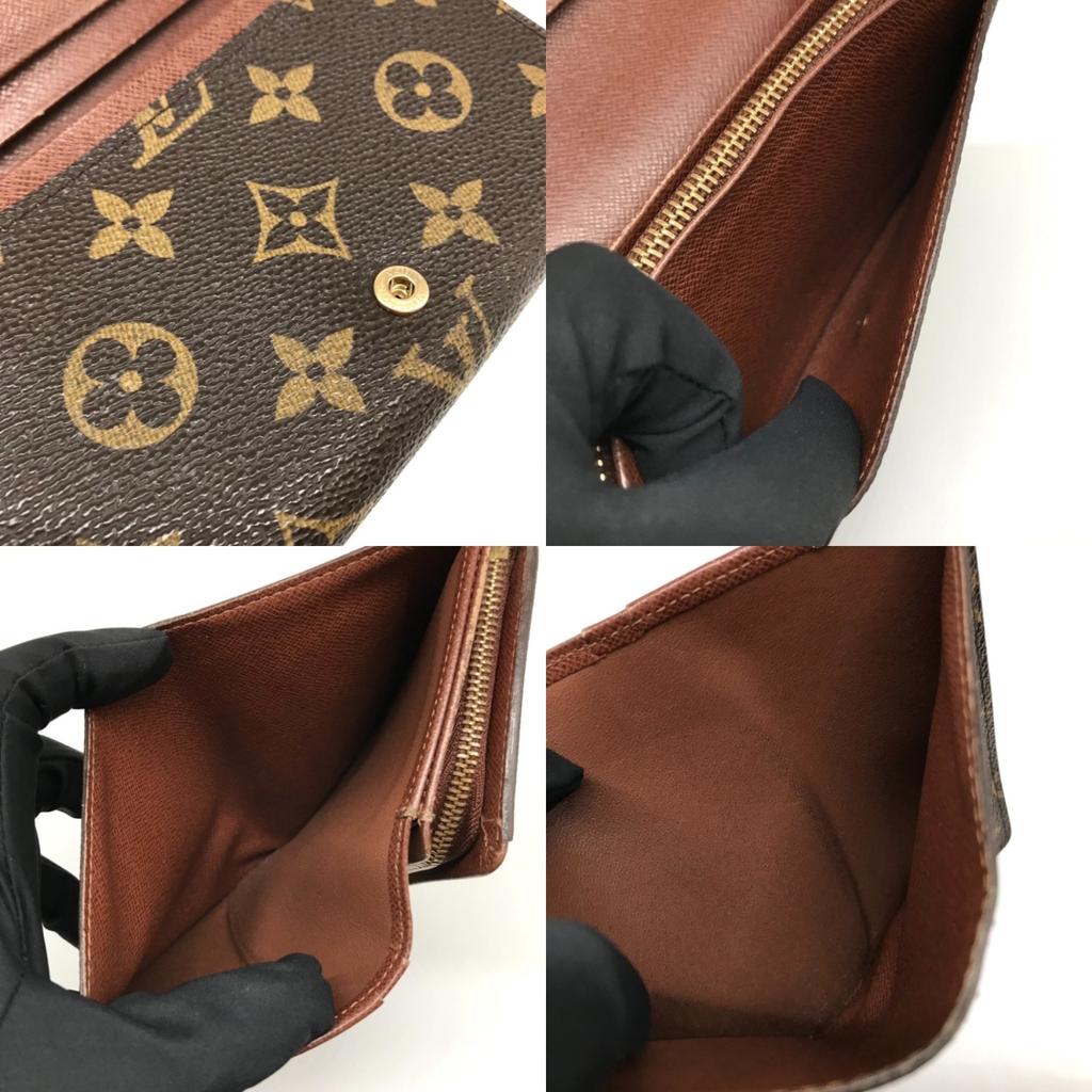 Used LOUIS VUITTON MonogramBifold Wallet Monogram Canvas Women