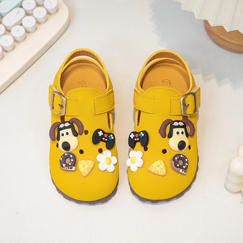 Children's 2025 Spring/Summer Crocs: Soft-Soled Sandals for Boys and Girls, Baby and Toddler Walking Shoes.
